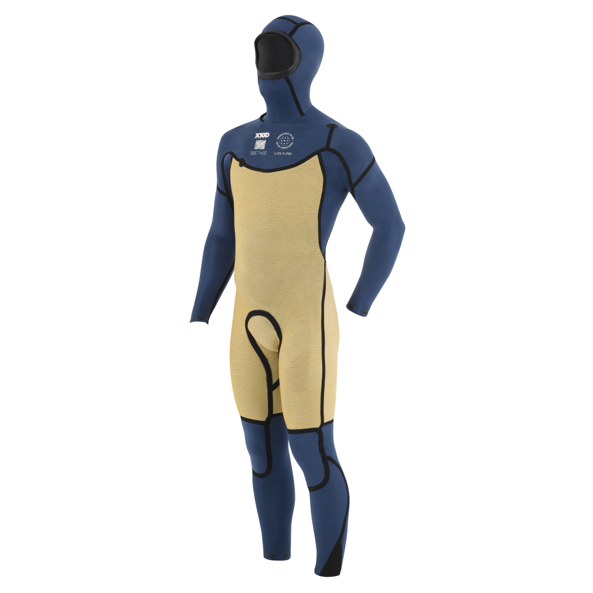 X10D Meteor Hooded - Front Zip 4/3mm (Men)