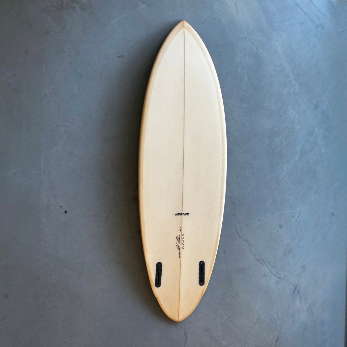 5'7 PINDROPS - LIGHT ORANGE back twin
