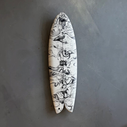 5'8 Rob Lan Mormyrid Surfboard Front