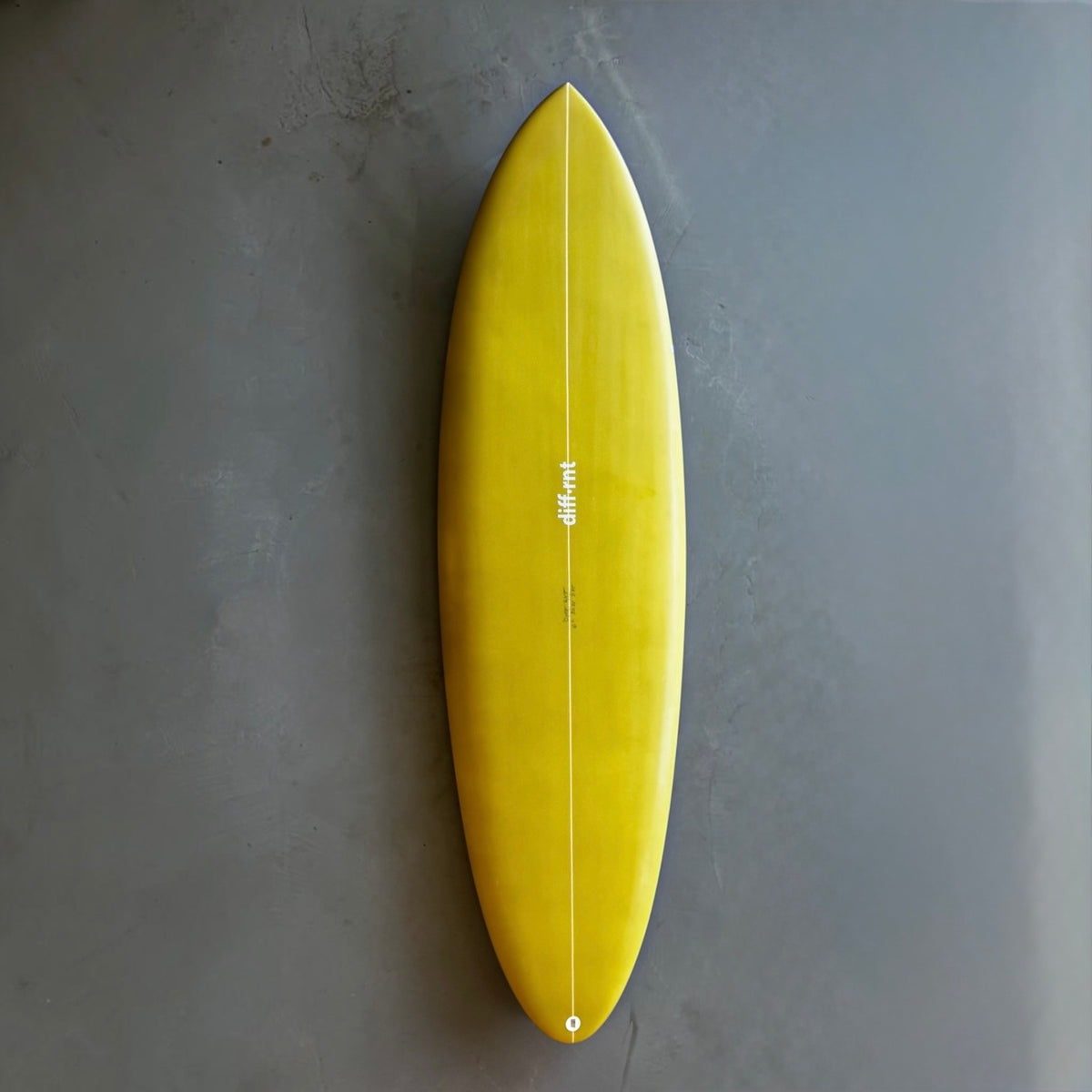 6'3 MID TRI - YELLOW GREEN front