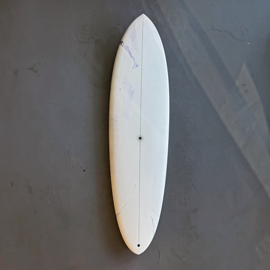 6'6 SUSHI ROLL - WHITE / PURPLE MARBLE front