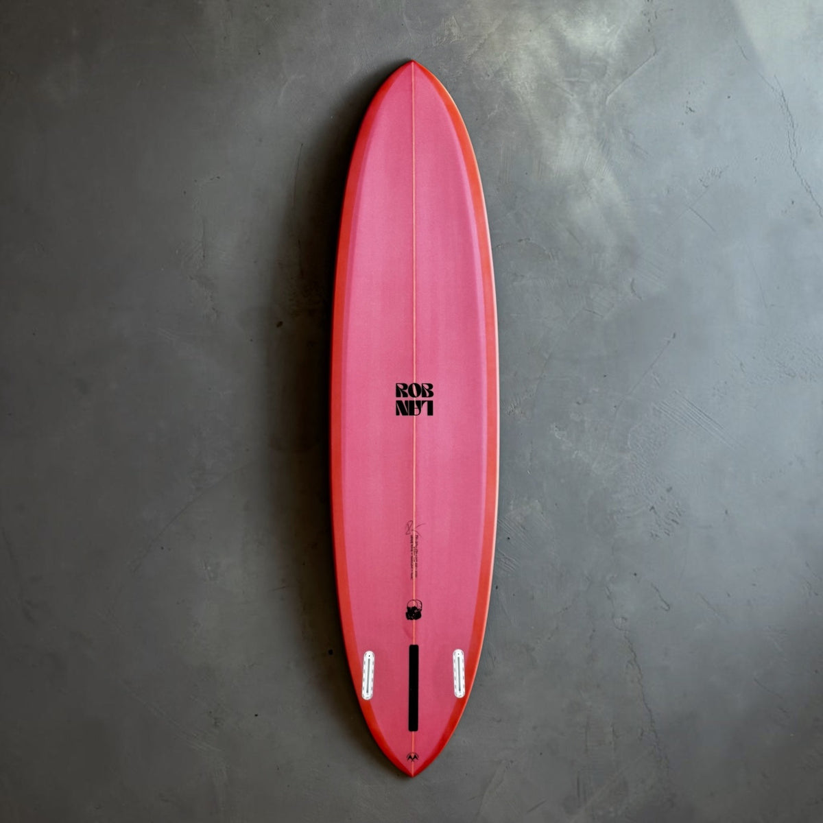 7'4 Rob Lan Space Honk Surfboard Bottom