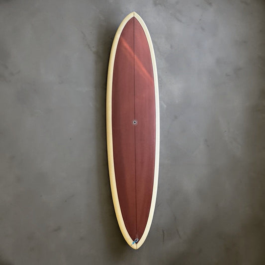 7'6 SUSHI ROLL - MAROON DECK front