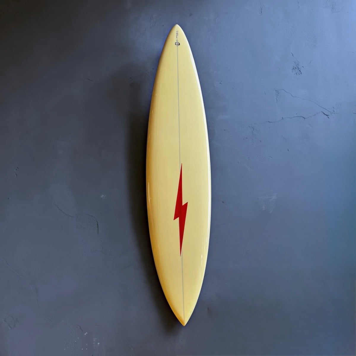 7'6 GERRY LOPEZ PIPELINER REPLICA - YELLOW / RED BOLT