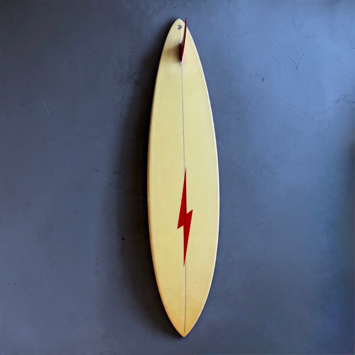 7'6 GERRY LOPEZ PIPELINER REPLICA - YELLOW / RED BOLT