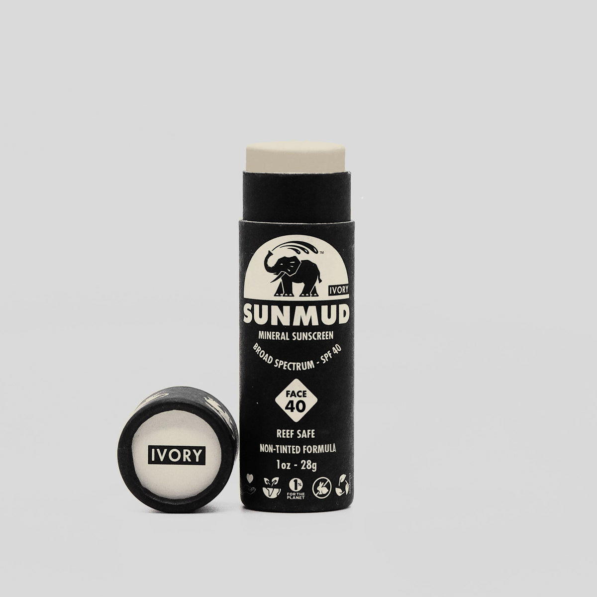 SUNMUD Mineral Sunscreen Face Stick - Ivory
